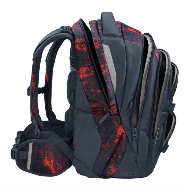 Školní batoh coocazoo PORTER, Broken Black, AGR certifikát