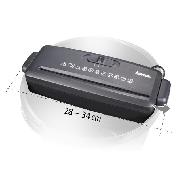 Hama Mini S6, skartovačka, přímý řez