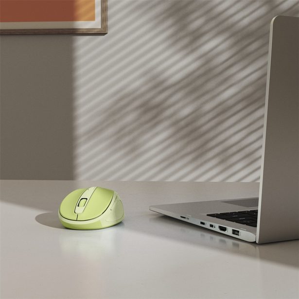 Hama bezdrátová optická myš WM-400, tichá, zelená