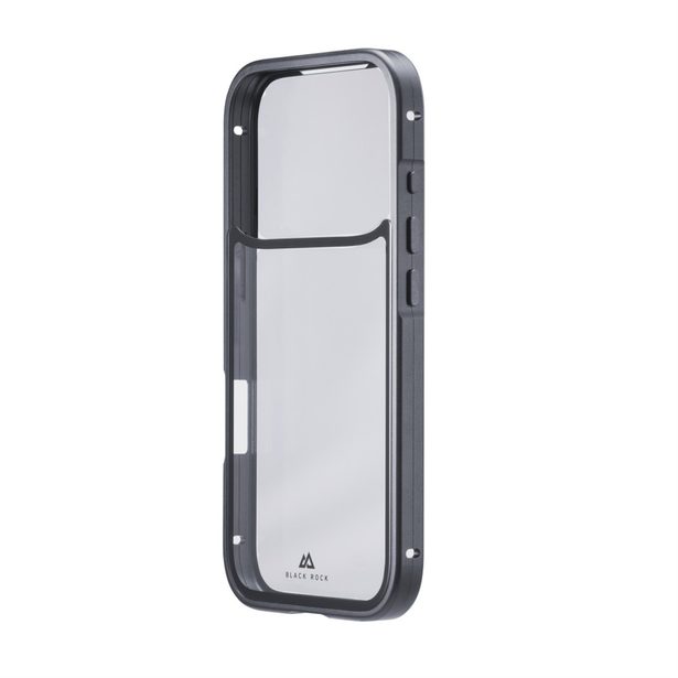 Black Rock 360° Glass, kryt pro Apple iPhone 17 Pro, skleněný, přední + zadní díl, průhledný/černý