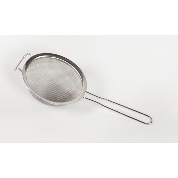 cedník d17x 6cm, hustý, plytký, NR, rukojeť 20cm