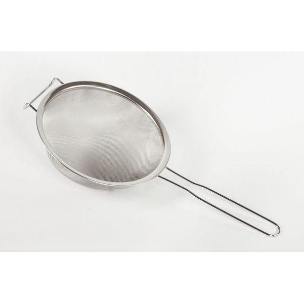 cedník d25x 8cm, hustý, NR, rukojeť 25cm