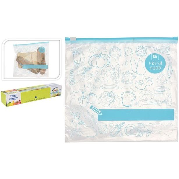 sáčky 3l 10ks,28,5x27cm, zip