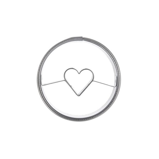 Vykrajovačka kolečko se srdcem