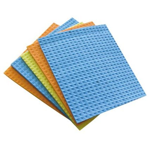 TORO utěrka houbová 5 ks, 17,5 x 15,5 cm_hamashop