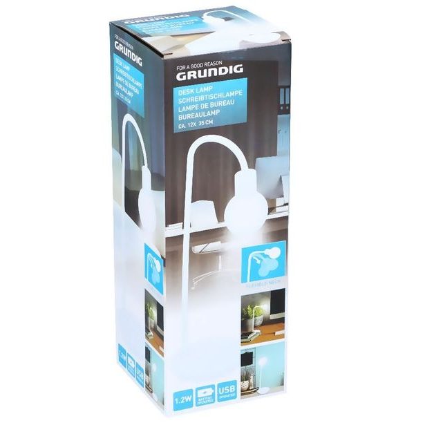 GRUNDIG Stolní lampa LED USB 35 cm ED-249615