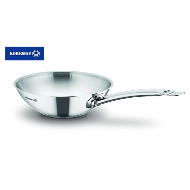 pánev d28cm WOK, 3,5L, v. 8,5cm, indukce, NR