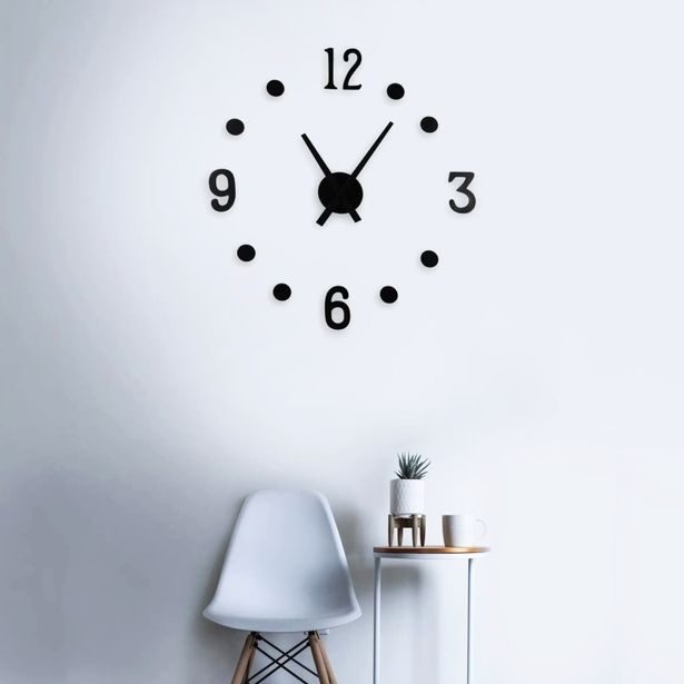 SEGNALE Hodiny nástěnné samolepící KO-HX9000160