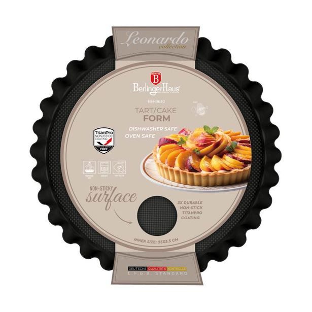 BERLINGERHAUS Forma na dort s titanovým povrchem, Leonardo Collection BH-8630