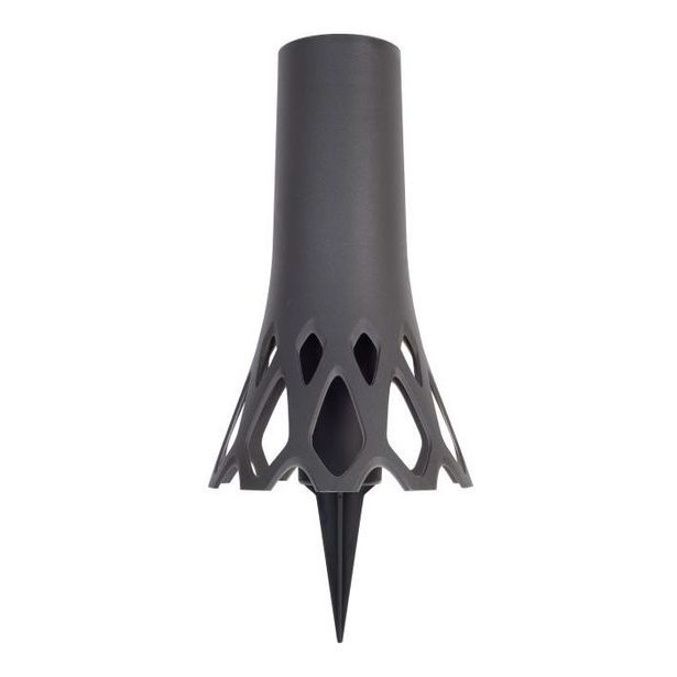 váza d10x34,5cm ROSETA 1,3l ANTRACIT zapichovací