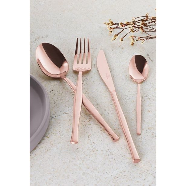 BERLINGERHAUS Sada příborů nerez 24 ks mirror Rosegold Metallic Line BH-3065