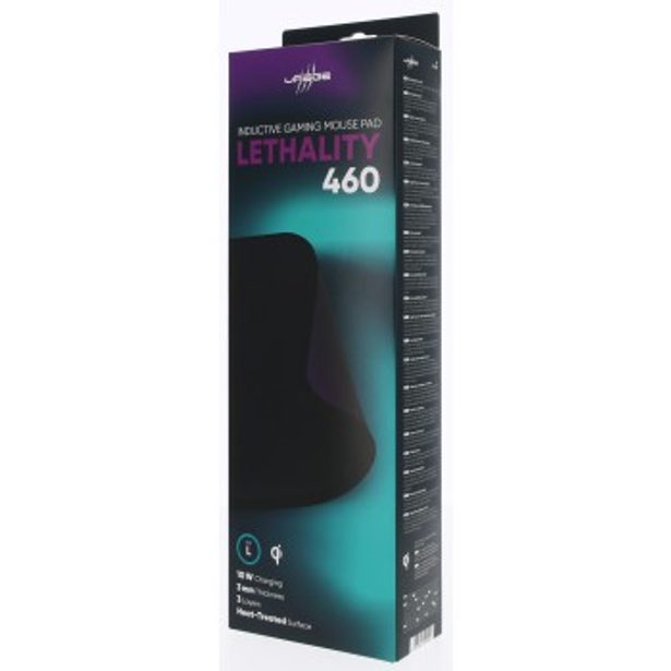 uRage podložka pod myš Lethality 460 s bezdrátovou nabíječkou