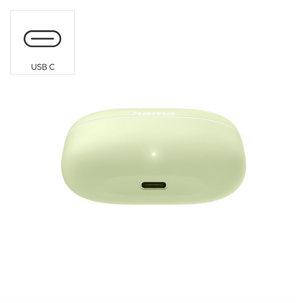 Hama Bluetooth sluchátka Freedom Buddy II, špunty, zelená