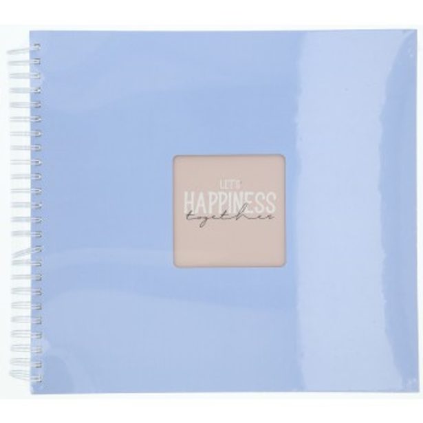 Hama album klasické spirálové FINE ART 36x32 cm, 50 stran, lagoon, bílé listy