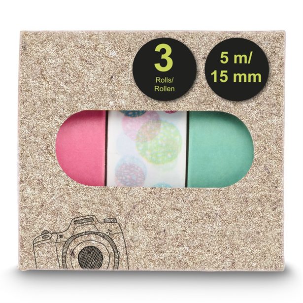 Hama lepící pásky pro kreativní tvorbu II, různé motivy, balení 15 setů (cena je uvedena za 1 set)