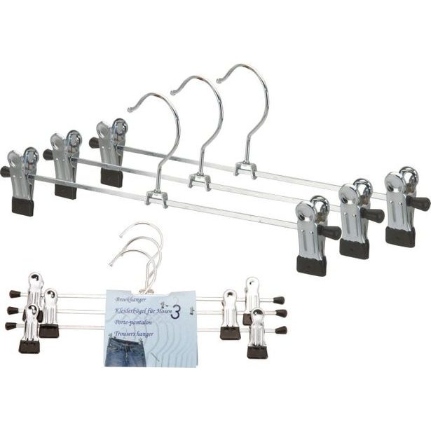 ramínko 28cm, 3ks, kov s klipsy