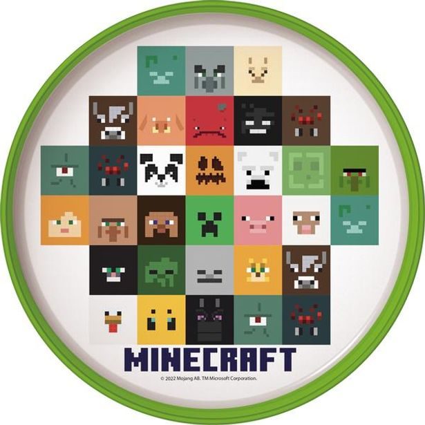 STOR TALÍŘ MINECRAFT S PROTISKLUZ.DNEM PLAST 19,5X2,5_hamashop