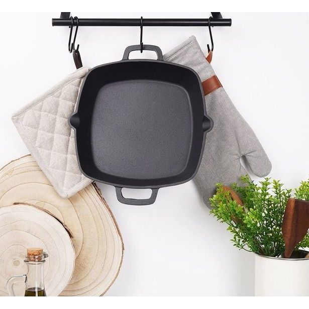 HIT Litinová pánev do trouby i na gril 25 x 25 cm HT-23460374