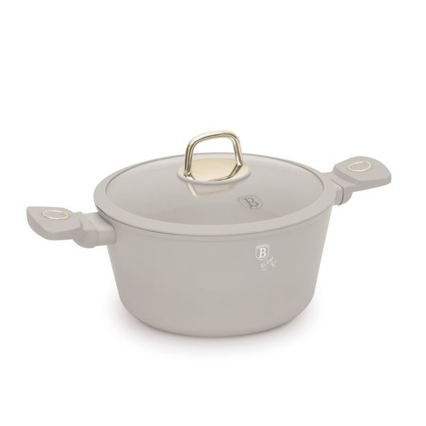 BERLINGERHAUS Kastrol s titanovým povrchem a poklicí 24 cm Sahara Collection BH-8071