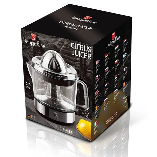 BERLINGERHAUS Lis na citrusy elektrický 0,7 l Matte Black Collection BH-9384