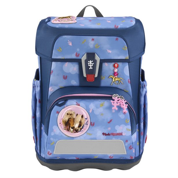 Školní aktovka CLOUD Spiegelburg, Pferdefreunde, Horse Friends- 5 dílný set, AGR certifikát