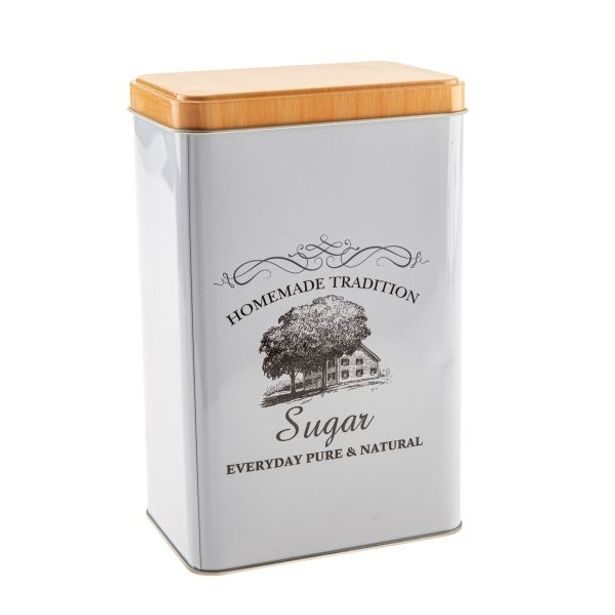 dóza plech. 9,0x6,0x16,0cm, SUGAR HOMEMADE TRAD.