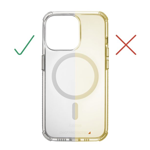 Hama Extreme Protect, kryt pro Apple iPhone 13, magnetický, D3O®, nežloutne, průhledný