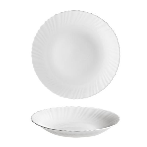 TORO TALÍŘ POLÉVKOVÝ "TITAN", OPÁLOVÉ SKLO 22CM_hamashop