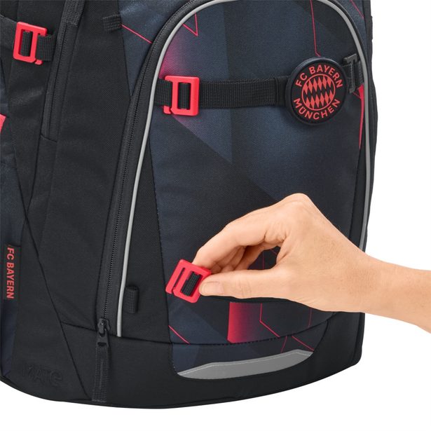 Školní batoh coocazoo MATE, FC Bayern, Stern des Südens - 2 dílný set, AGR certifikát