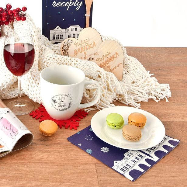 Ubrousek papír DOMKY 20 ks 33x33 cm