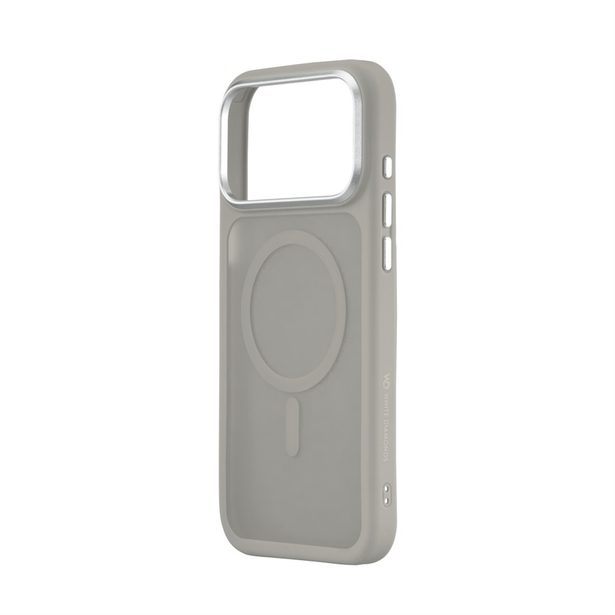 White Diamonds Hybrid Case, kryt pro Apple iPhone 17 Pro Max, magnetický, matný, poloprůhl. pískový