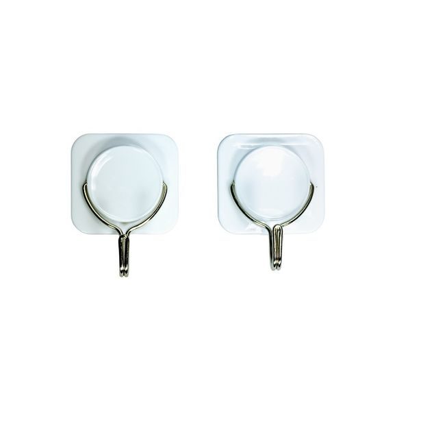 háček- 2ks-kulatý v obdélníku (2080), samolep., plast