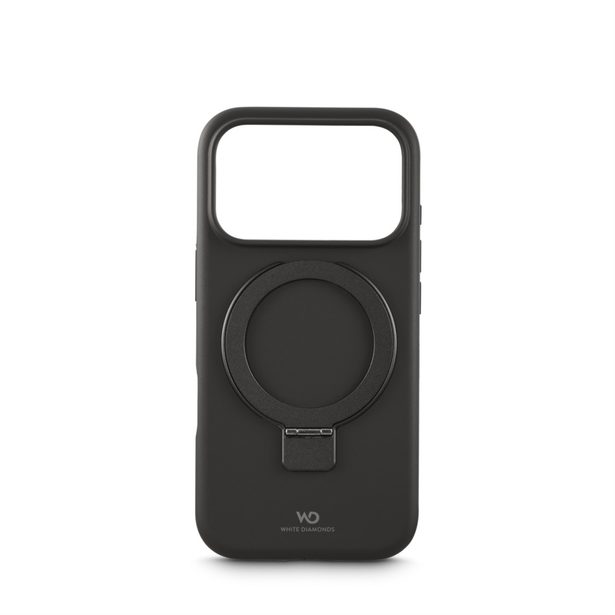 White Diamonds Mag Urban Stand Case, kryt pro Apple iPhone 17 Pro, MagSafe kompatibilní, černý