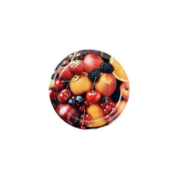 TORO Víčko na zavařovací sklenice 10ks, 66mm, motiv ovoce_hamashop
