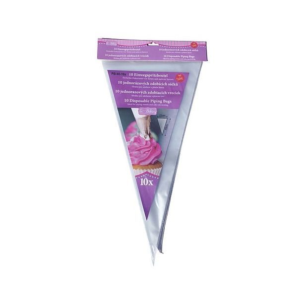 sáček 40cm JEDNORÁZOVÝ, 10ks, zdobící