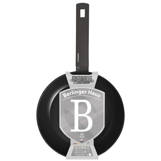 BERLINGERHAUS Pánev s titanovým povrchem 28 cm Antracit Collection BH-8114