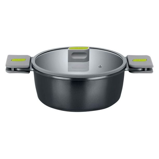 hrnec+PO skl. d24cm BRA LIFE 4l, keram., 2ucha, litý hliník