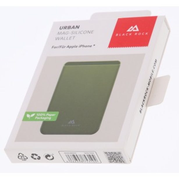 Black Rock Urban Mag Wallet, pouzdro na karty, univerzální, magnetické, olivově zelené
