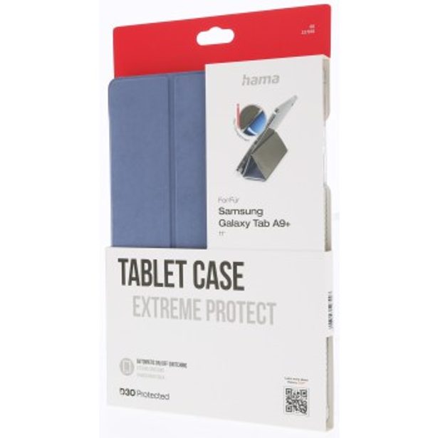 Hama Extreme Protect, pouzdro pro Samsung Galaxy Tab A9+ 11", licence D3O®, fialové/průhledné