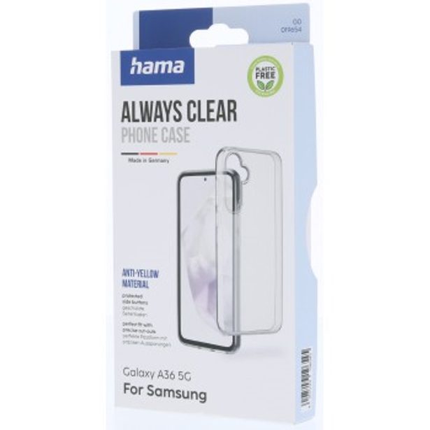 Hama Always Clear, kryt pro Samsung Galaxy A36 5G, vždy průhledný, nežloutne