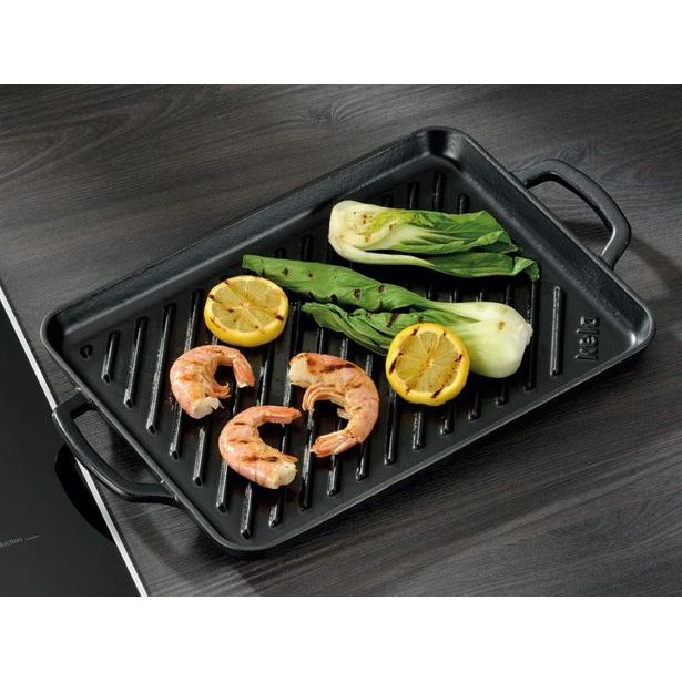 KELA Grilovací deska litinová CALIDO 35x25 cm černá KL-12469