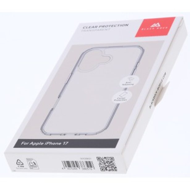 Black Rock Clear Protection Case, kryt pro Apple iPhone 17, průhledný