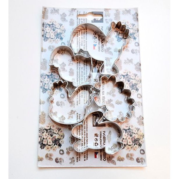 vykr. 0554 Velikonoce, 4,4cm, sada-5ks /b.SKIN/