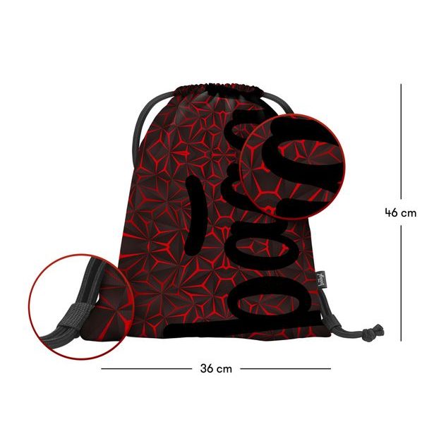 BAAGL Sáček Red Polygon