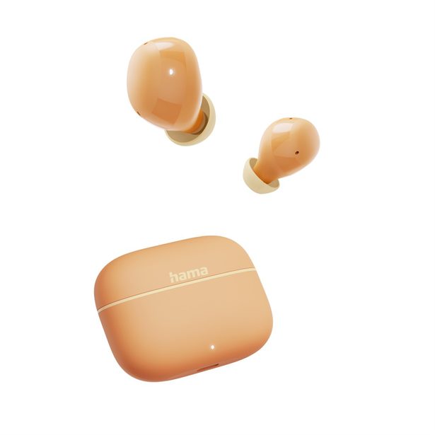 Hama Bluetooth sluchátka Freedom Buddy II, špunty, oranžová