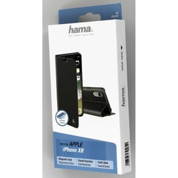 Hama Slim Pro Booklet for Apple iPhone XR, grey