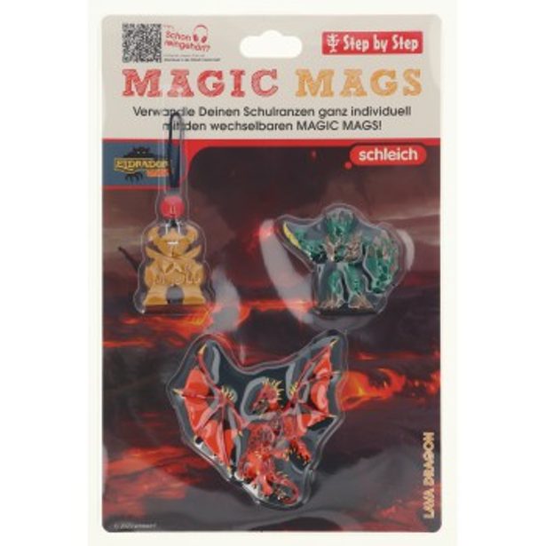 Doplňková sada obrázků MAGIC MAGS schleich, Eldrador Creatures, Lava Dragon