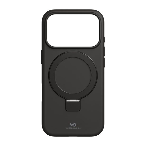 White Diamonds Mag Urban Stand Case, kryt pro Apple iPhone 17 Pro, MagSafe kompatibilní, černý