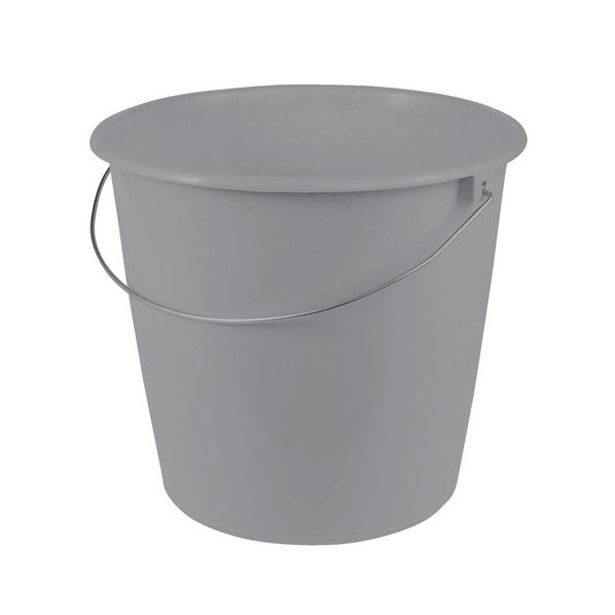 Keeeper KBELÍK 10L S KOVOVOU RUKOJETÍ, ŠEDÁ_hamashop