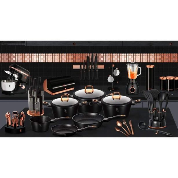 BERLINGERHAUS Kořenky v otočném stojanu 13 ks Black rose BH-8559